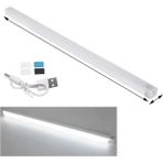 50 cm Beyaz Işık Hareket Sensörlü Dolap Içi Çalışma Masası Mutfak Tezgah Altı USB LED Işık - 100 - 200 W