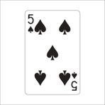 50 cm İskambil Kağıdı Folyo Sticker