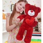 50 cm Kalpli Peluş Sevimli Ayıcık