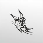 50 cm Kelebek Folyo Sticker
