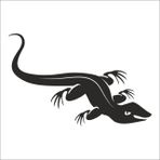 50 cm Kertenkele Folyo Sticker