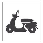 50 cm Motorsiklet Folyo Sticker