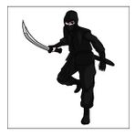 50 cm Ninja Folyo Sticker