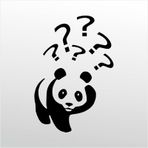 50 cm Panda Folyo Sticker