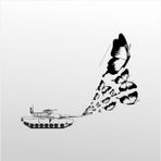 50 cm Tank Ve Kelebek Folyo Sticker