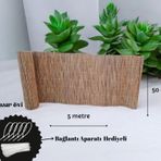 50 Cm X 5 Metre Kamış Hasır Çit Hasır Balkon Çiti