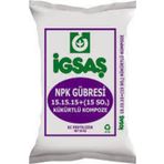 50 Kg 15 15 15 Kükürtlü Taban Gübresi Kompoze Bitki Gübresi Toprak Altı Gübre