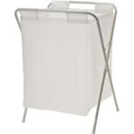 50 Litre Beyaz,katlanır, Çamaşır Sepeti Açılır Kapanır Pratik Kirli Sepeti 50 Lt U42X G43X Y60 cm