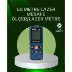 50 Metre Mesafe Ölçer Profesyonel Dijital Ölçüm