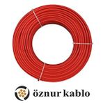 50 Metre Öznur 6 Mm Solar Kablo H1z2z2-k Kırmızı (fotovoltaik) Beyaz