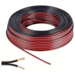 50 METRE Usin 2x0,75 Siyah Hoparlör Ses Sitemi Kablosu - Hoporlör Elektrik Tesisat Kordon Kablosu