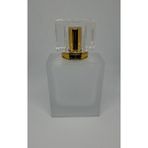 50 ml (3 Adet) Küçük Kare Buzlu (Sprey Aparat Ile Kapatılır) Boş Parfüm Şişesi