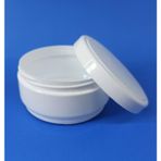 50 ML Beyaz Boş Kozmetik-Krem-Pomat Kutusu Plastik Krem Kavanozu 1-100 Adet