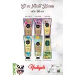 50 ml Pure Love, Silky Touch, Love Kisses, Blue Moon, Hawaii Ananas, Soul Beauty El Kremi 6'lı ve Rosie