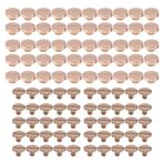 50 Set Düz Yuva Metal bağlantı elemanları Perçin, Kolay Ve Kurulum güçlü Ve Sağlam çinko Alaşım Malzemesi bağlayıcı Perçin vidaları kayış kayışı Yaka kitabı (altın 8mm)