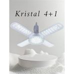 50 Wat 3300 Lumen 4 Kollu Katlanır Pervane LED Ampül Tasarruflu 40WAT Kanatlı LED Csr-50 - Beyaz