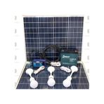 50 Watt Güneş Paneli Aydınlatma Paketi Solar Paket