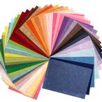 50 yaprak karışık renkler A4 ince doğal elyaf dut kağıt levhalar sanat doku Washi kağıt tasarım zanaat sanat origami tedarikçiler kart yapımı DIY zanaat