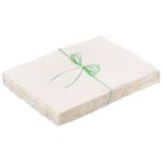 50 Yaprak Suluboya Kağıdı 4 x 6 inç, 160 GSM Deckled Kenar Kağıdı Kaba/Dokulu El Yapımı Kağıt Düğün Davetiyeleri, Kartlar, El Sanatları için