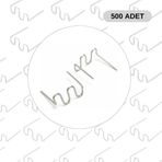 500 Adet 0,8mm Dalgalı Tip Plastik Kaynak Zımba Teli