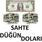 500 Adet 1 Dolar Geçersiz Düğün Para Sahte Dolar Para
