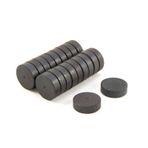 500 Adet 15mmx3mm Yuvarlak-duvar Süs- Kömür Miknatis Nikah Şekeri