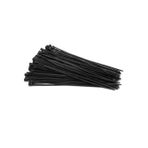 500 Adet 2.5mmx140mm Kablo Bağı Plastik Cırt Kelepçe Siyah