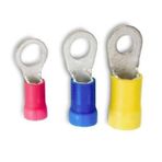 (500 Adet) maasco Yuvarlak Kablo pabucu 0.5-6 mm2 Kablo M10 delik