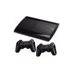 500 GB Kapasiteye Sahip Sony Playstation 3 Super Slim Siyah Oyun Konsolu + 2 Oyun Kolu + 40 Oyun