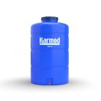 500 Litre Polietilen Dikey Su Deposu - Mavi - Tombul Model