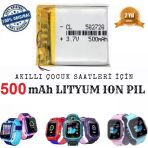 500 Mah Wikys Q528 Akilli Cocuk Saat Telefon Batarya Pil 3.7V 500Mah 582728