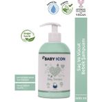 500 ml Baby Icon Saç ve Vücut Bebek Şampuanı Açık Mavi Göz Yakmayan Formül ile Hassas Ciltlere Uygun