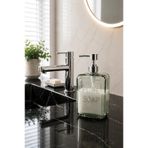 500 Ml Pure Cam Sıvı Sabunluk Şeffaf Banyo Mutfak Sabun Dispenseri 18,5 X 10 Cm Açık Yeşil