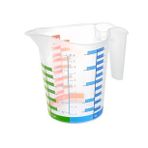 500 Ml Renkli Dereceli Sert Plastik Mutfak Olcu Kabi