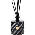 500 ml Spiral Kesme Cam Black Vanilya Oda Kokusu - Siyah - 1