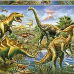 500 Parça Jurassic Oyun Alanı Puzzle - 19903 - Jurassic Playground