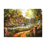 500 Parça Nehir Kenarı Kulübesi Puzzle