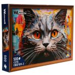 500 Parça Puzzle: Kedi