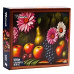 500 Parça Puzzle: Meyveler ve Çiçekler