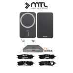 5000 Mah 15W + 20W Metal Ultra İnce Led Göstergeli 35W Turbo Şarj Magsafe Powerbank Mt4620