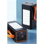 50000mah Hızlı Şarj Powerbank 22.5w Powerbank Kamp Led Işıklı
