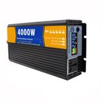 5000W 4000W 3000W Güç Çevirici DC 12V 24V 48V RV Telefon Araba için Led Ekranlı AC 220V Trafoya,24V4000W