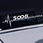 5008 Yan Cam Sticker Oto Kapı Çıkartma Tuning oto 20 cm x 7 cm yazı 368