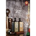 500ML Ahşap Stantlı Zeytinyağı ve Ayçiçek Yağı Şişesi Seti - Seçenek 1