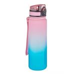 500Ml Çift Renk Softtouch Tritan Su Matarası - Pembe-Yeşil