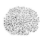 500pcs DIY Makaleleri Için Tatlı Beyaz Akrilik Kısa Boncuklar - Bilezik Kolyesinde Aksesuarlar Ve Varsayılır