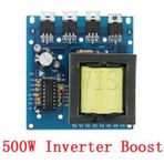 500W Inverter Boost Board Trafo Gücü Dc 12V - Ac 220V 380V Araba Dönüştürücü (Yurt Dışından) - NA - Siyah