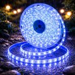 5050 Smd 24V 60 Led/m Iç Mekan 3 Çipli Şerit LED (5 Metre) - Mavi - Dış Mekan