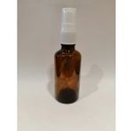 50cc KAHVERENGİ PARMAK SPREY CAM ŞİŞE,AMBER ŞİŞE, 100 ADET