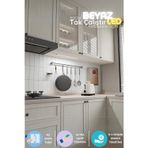 50cm Tak Çalıştır LED Mutfak Tezgah Aydınlatma - Beyaz - Adaptörlü, Yerli Üretim
